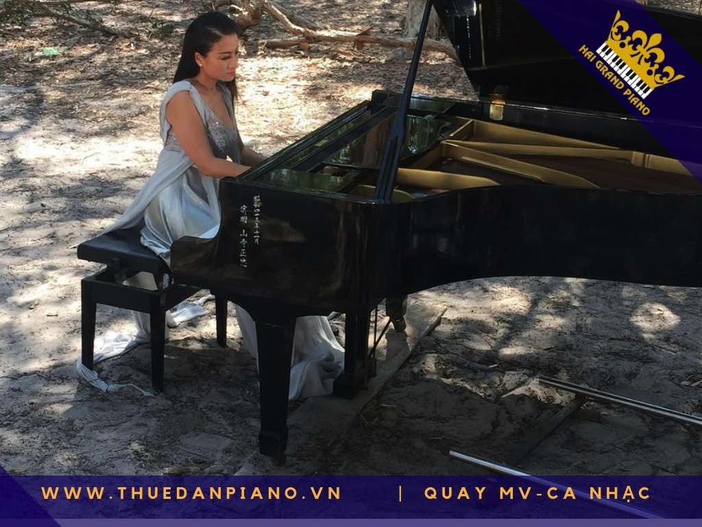 thue dan piano grand  quay phim ho tram